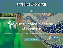 Tablet Screenshot of hotelesdoradal.com